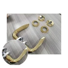 Handles Luxury Stainless Steel Modern Hotel Internal Hand Gold Door Lever Handles