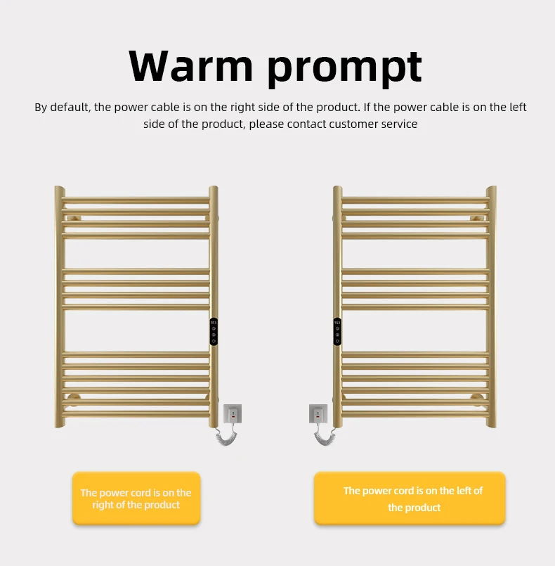 Modern Electric Single Heater, BODE, Stainless, Steel, Wall - detail 8