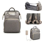 Diaper Bag Backpack Mommy Baby Stroller Sleeping Caddy Carrier Diaper Bag Bed For Mothers Newborn Organic