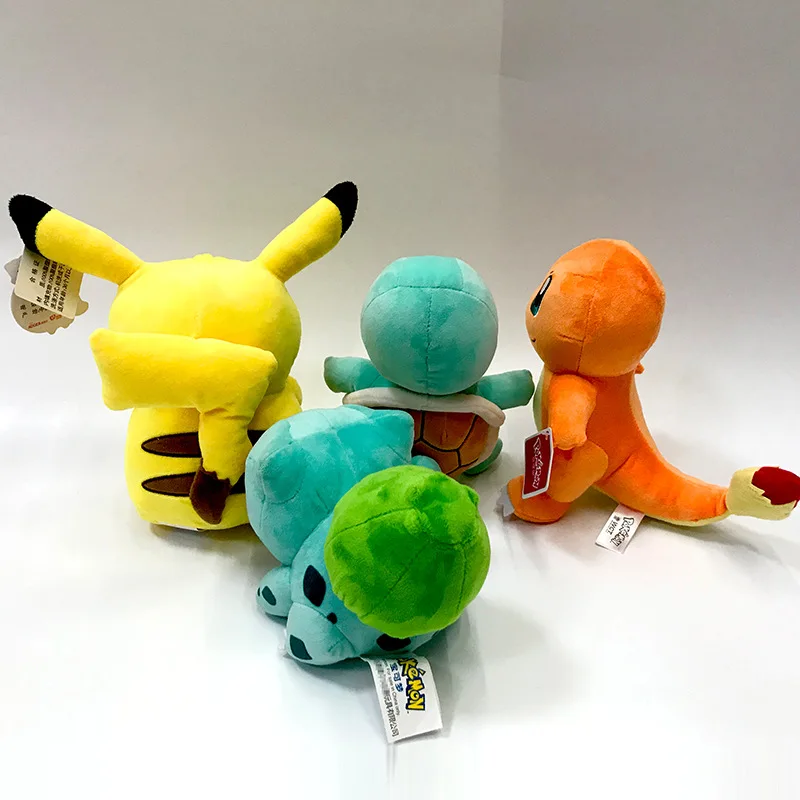 Genuine Authorization Cm Pikachu Squirtle Bulbasaur Plush Toy Grab