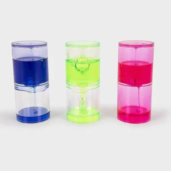 Focus Concentration Special Educational Toy Plastic Gel Liquid Timer Sensory Tube Large Liquid Timer Calming Toys
