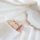 Adjustable Ring Ready To Ship High Quality Adjustable Ring Pearl Ring Silver For Women