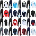 Soccer Jacket Soccer Best Thailand Quality Full Zip Soccer Jacket 2021 New Model Warm Up Tracksuit