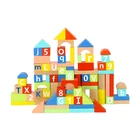Educational Educational Toy Kids 2021 New Toys 80pcs Block-Alphabet Wooden Educational Toy For Kids Learning