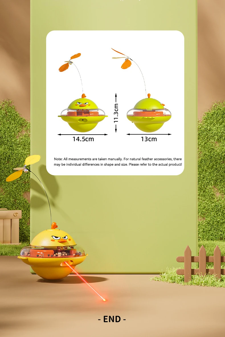 New USB Rechargeable Smart Treat Dispensing Food Toy with Infrared Light to Attract Dogs and Cats Attention Pet Supplies manufacture
