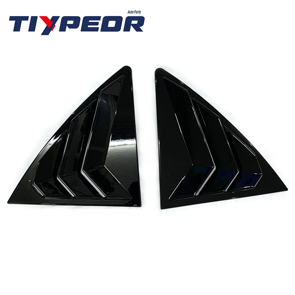 product rear side window louver abs glossy black side air vent scoop shade for toyota corolla 2007 2013 2008 2009 2010 2011 2012-3