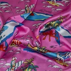 Fabric Satin Fabric Custom Satin Material Fabric African Print Silk Satin Chiffon Fabric