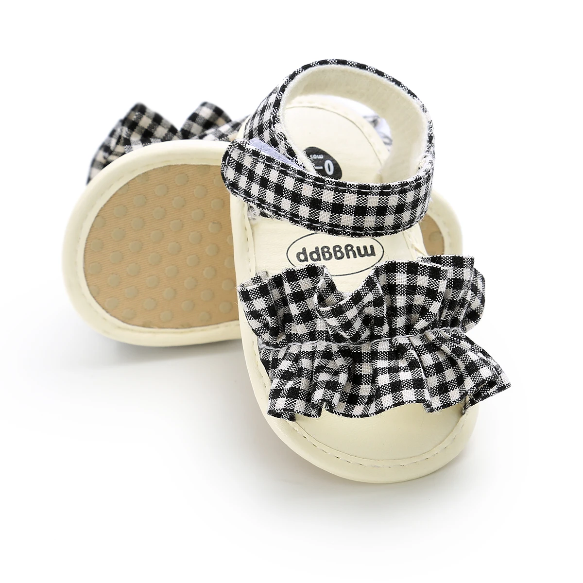 New Fashion Flower Hook&Loop Shoes Soft Sole Prewalker Baby Girl Sandals & Slippers