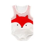 Cotton Clothes New Born Baby Clothing Baby Toddler Clothing 100% Cotton Plain Printing Baby Romper Clothes