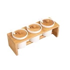 Kitchen Spice Set High Quality Kitchen Seasoning Pot Ceramic Spice Pot Set With Bamboo Cover