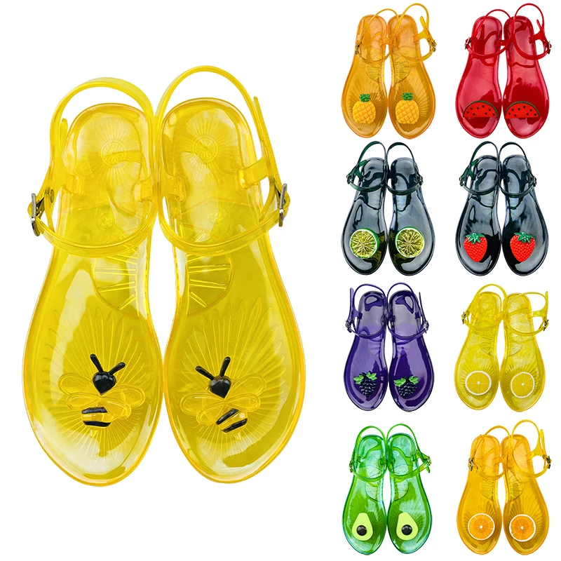 jelly fruit sandals