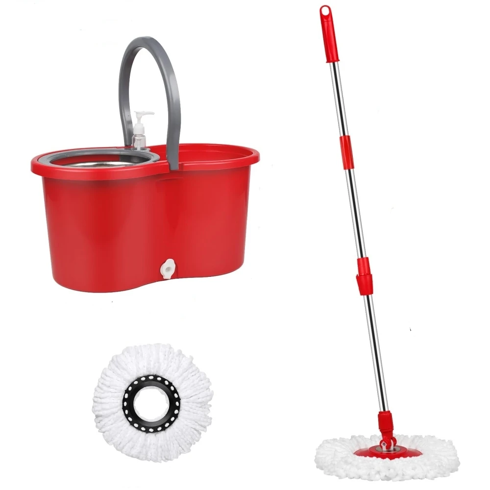 360 Spin Bucket Mop Self Cleaning Mop and Bucket Spinner Combo for Home