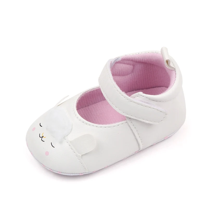 Spring and Autumn Cute Cartoon Animal Baby Soft Soled Princess Walking Shoes factory