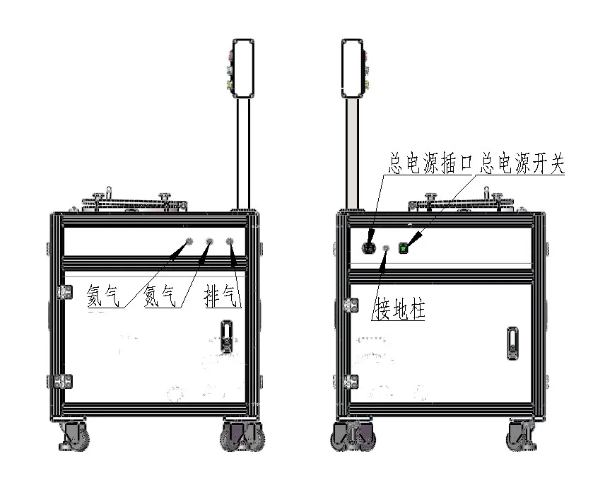 product semiconductor integrated circuits electronic products leak detector helium fluorine oil equipment he  fluorine charge platform-58