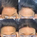 Hot Beauty 13x4 Straight HD Lace Virgin Cuticle Aligned Hair Thin Transparent HD Frontal Brazilian HD Lace Frontal