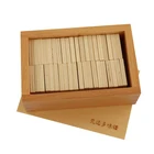 Wooden Domino GE096 NX Montessori Kids Wooden Educational Children Toy Traffic Sign Domino