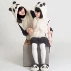 Girls Girls Sleeveless Animal Hooded Plush Vest Coat And Skirt 2Pcs Sets
