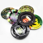 Ashtray Bar Metal Cigarette Ashtray Home Creative Personality Bar Portable Tin Tray Cigar Ashtray Smoking Accessories