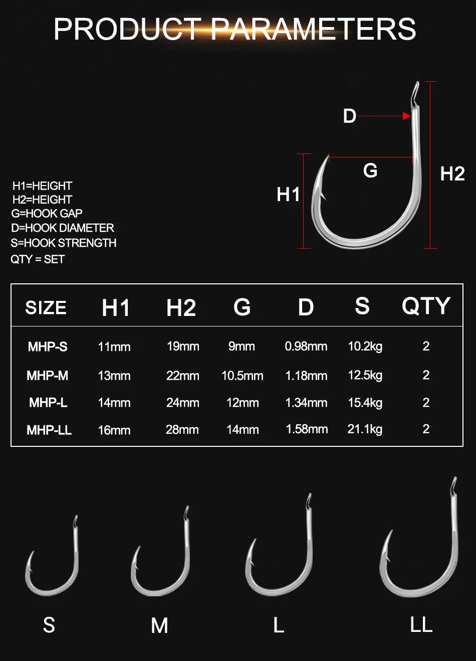 Jk Mhp Madai Assist Hook Set Slow Jigging Twins Sea Fishhooks Sabiki