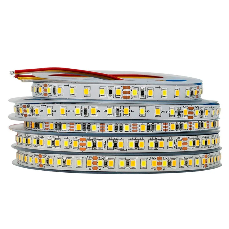 High Bright Dc12v 5v Thin Flexible Warm White Red Blue Green 120led Luces Led 2835 Led Strip Light  Led Tape Cintas 4mm 5mm