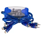 4 Channel Ground Loop Isolator Audio Remove Noise Filter 4 RCA