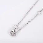 Silver Necklace Silver 2021 Best Sale Fashion Sterling Silver Wavy Shaped Necklace