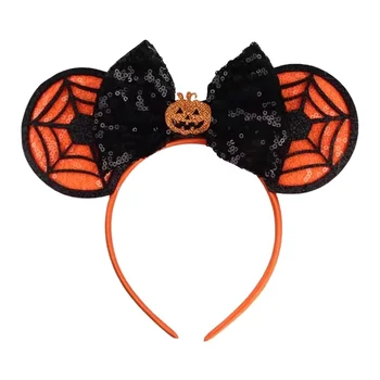 Halloween Headbands Witch Spider Tombstone Skull Costume Headwear for Halloween Party Decoration