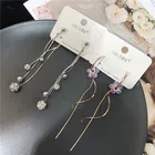 Earring Silver Earring Tassel Set Diamond 925 Silver Needle Mixed With Water Drop Earring Mixed Batch