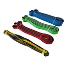 Stretch Resistance Pull Up Bands Body Stretch Workout Fitness Custom Dual Color Pull Up Resistance Bands