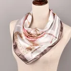 Scarf Wholesale Scarf Spring And Summer 2020 New Retro Scarf Women's 90 Square Scarf