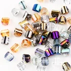 Beads Rondelle Crystal Beads Faceted Glass Beads Loose Spacer Beads For DIY Bracelet Jewelry Making