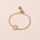 Rings Origina Popular Pulling Type Wedding Platinum Rings Diamond Fashion Jewelry For Women
