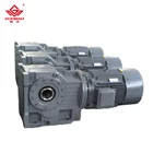 Reducer Gearbox Reducers GS Series 90 Degree Shaft Worm Gearbox Reducer With Electric Motor