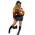 Women Jacket Popular Women Winter Clothes Fashion Zipper Camouflage Printed Washing Cotton Coat Outdoor Thermal Jacket