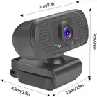 Online 2020 Hot Sale Mini Webcam Hd 1080P Laptop Webcam Usb With Microphone Online Teching Conference Cameras