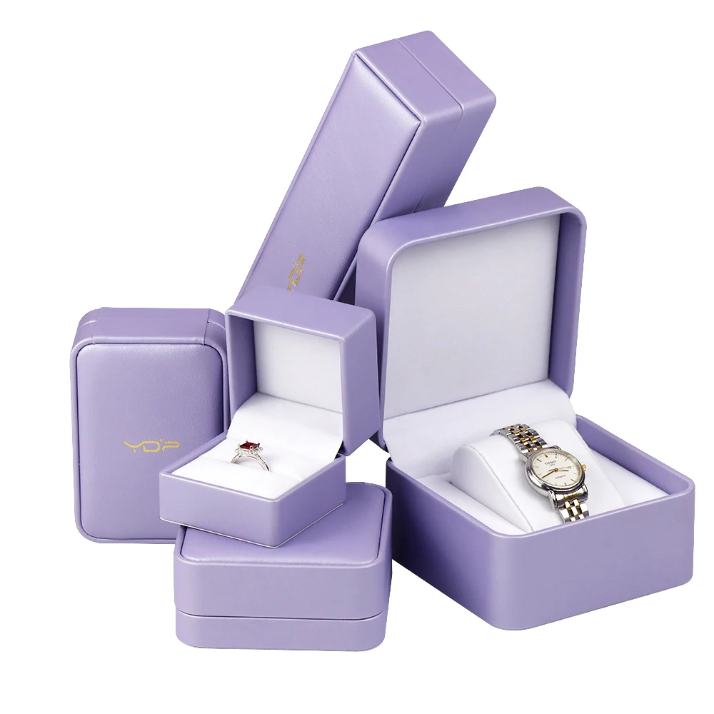 Customized Luxury Purple Pu Leather 
