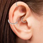 Jewelry Eternal Metal 20G 0.8mm ASTM F136 Titanium Hinged Segment Hoop Ring Body Piercing Jewelry