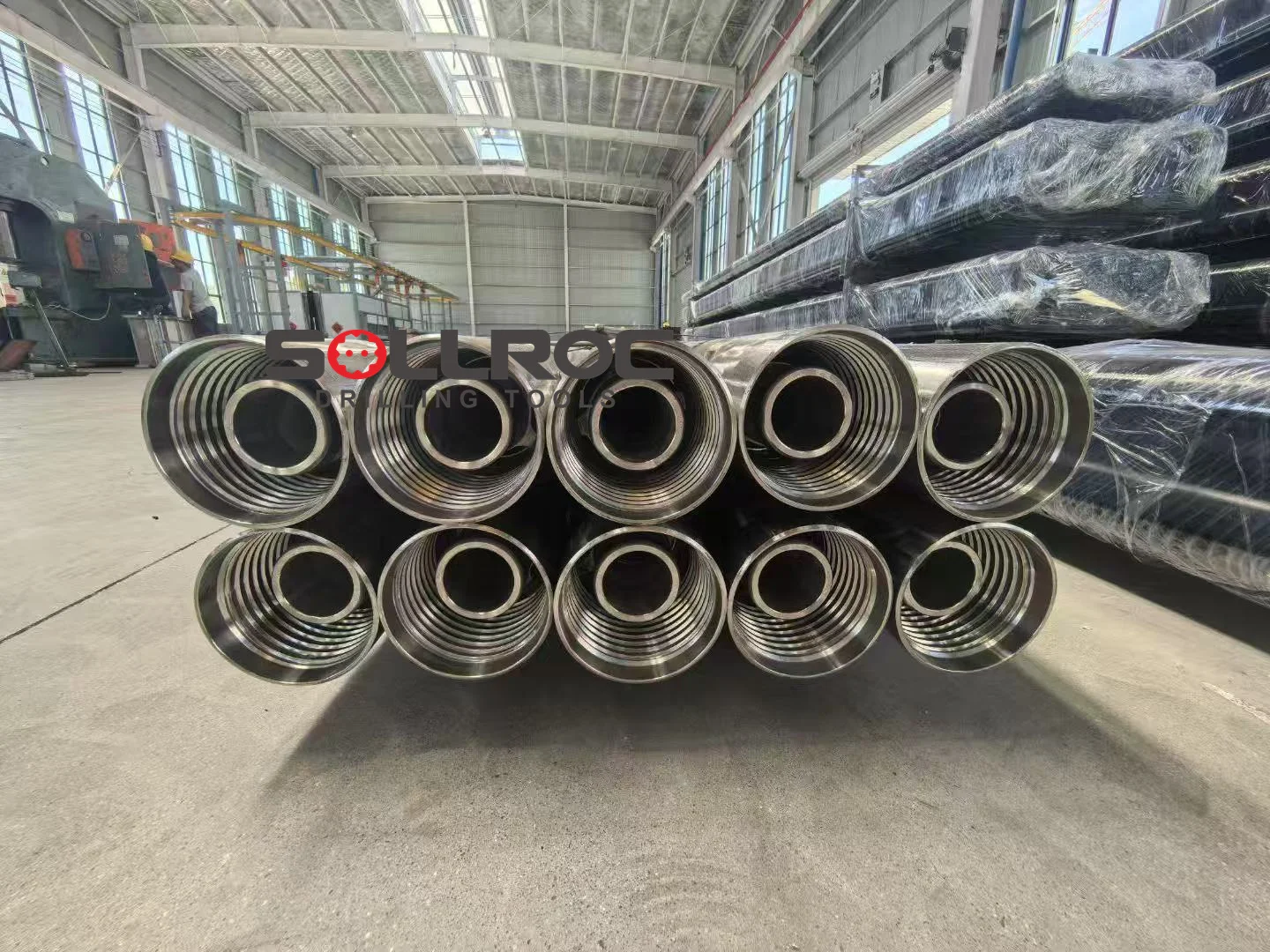 114mm 4.5'' Stainless Steel Wear Resistant RC Drill Pipe with Reverse Circulation Mechanism for Mining