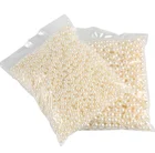 Round Beads Wholesale 3mm-40mm ABS Pearl Bulk Colorful Rhinestone Round Beads Loose Beads Without Holes Decoration