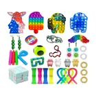 Toy Simple Stress Sensory Toy Reliever Spinner Push Pop Bubble Simple Sensory Fidget Toy Set