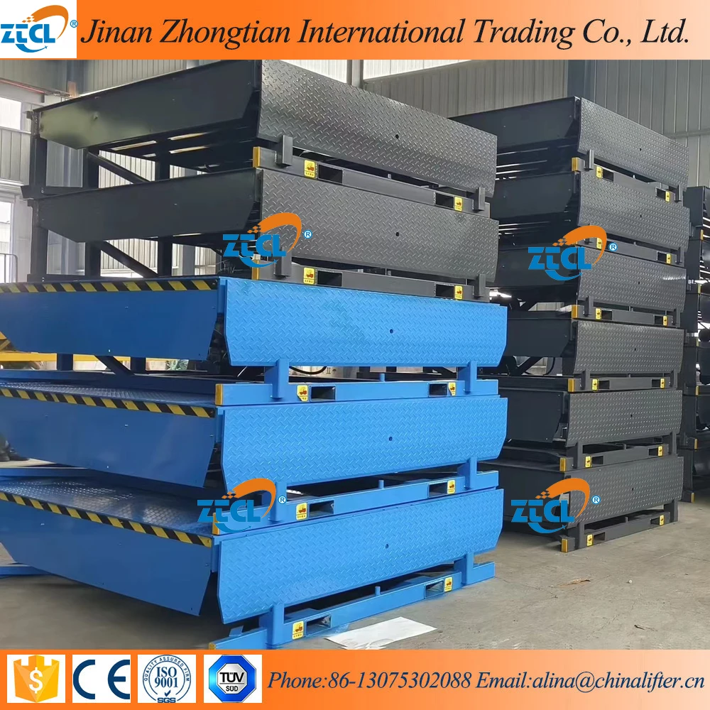 Ztcl Dock Leveler Loading Ramp 8ton Truck Hydraulic Warehouse Container