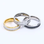 Fashion Ring Rings Ring Zircon Wholesale Fashion Anniversary Gift Accessories Zircon Stainless Steel Custom Ring