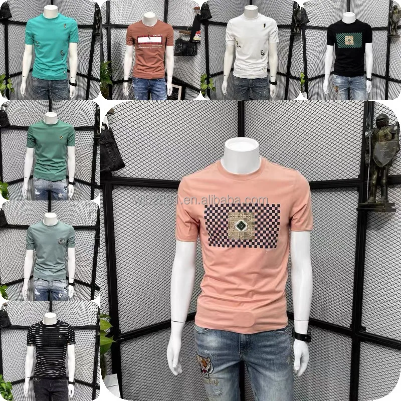2023 Factory Wholesale High Quality New Men's Shirts Short Sleeve Fashion Men's T-shirts
