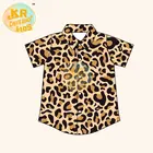Shirts T-shirts Boys Boutique Short Sleeve High Quality Shirts Milk Silk Fabric T-shirts Custom Print Kids Boys T Shirts