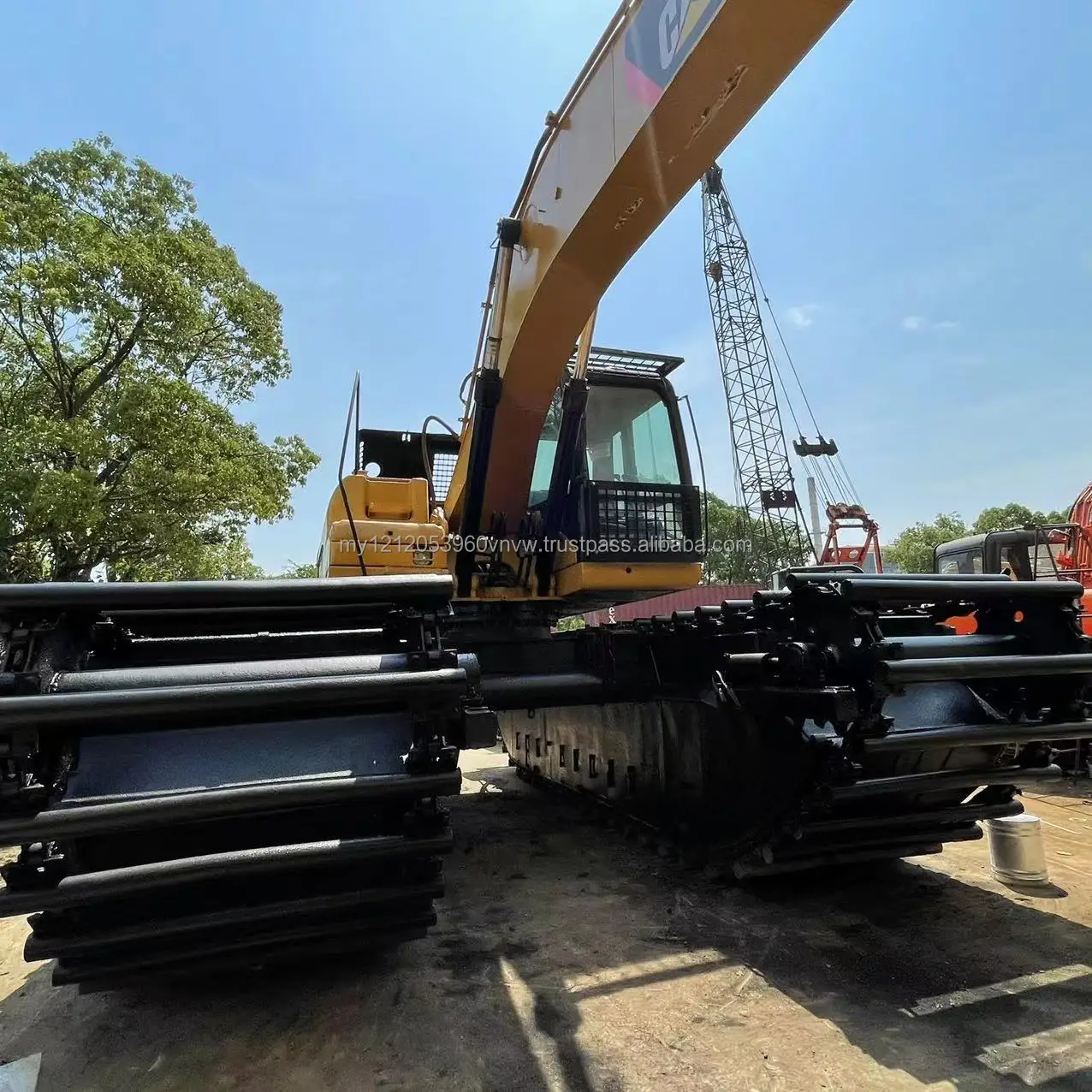 Used Ton Amphibious Excavator Cat D Swamp Marsh Buggy