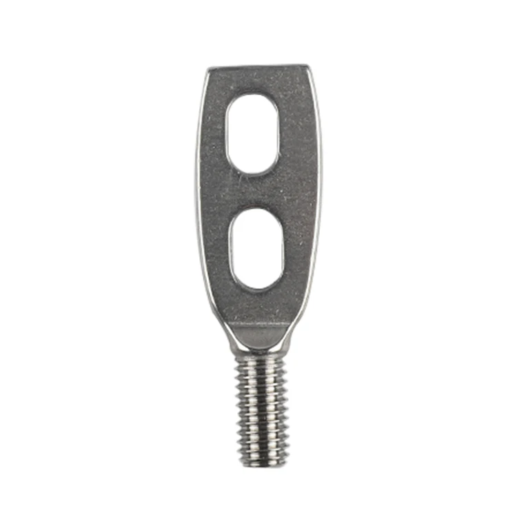 Customized Design Stainless Steel Connecting Threaded Flat Head Eye Bolt With Hole manufacture