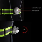 Vest Led Vest USB Rechargeable Multicolored Reflective LED Safety Vest