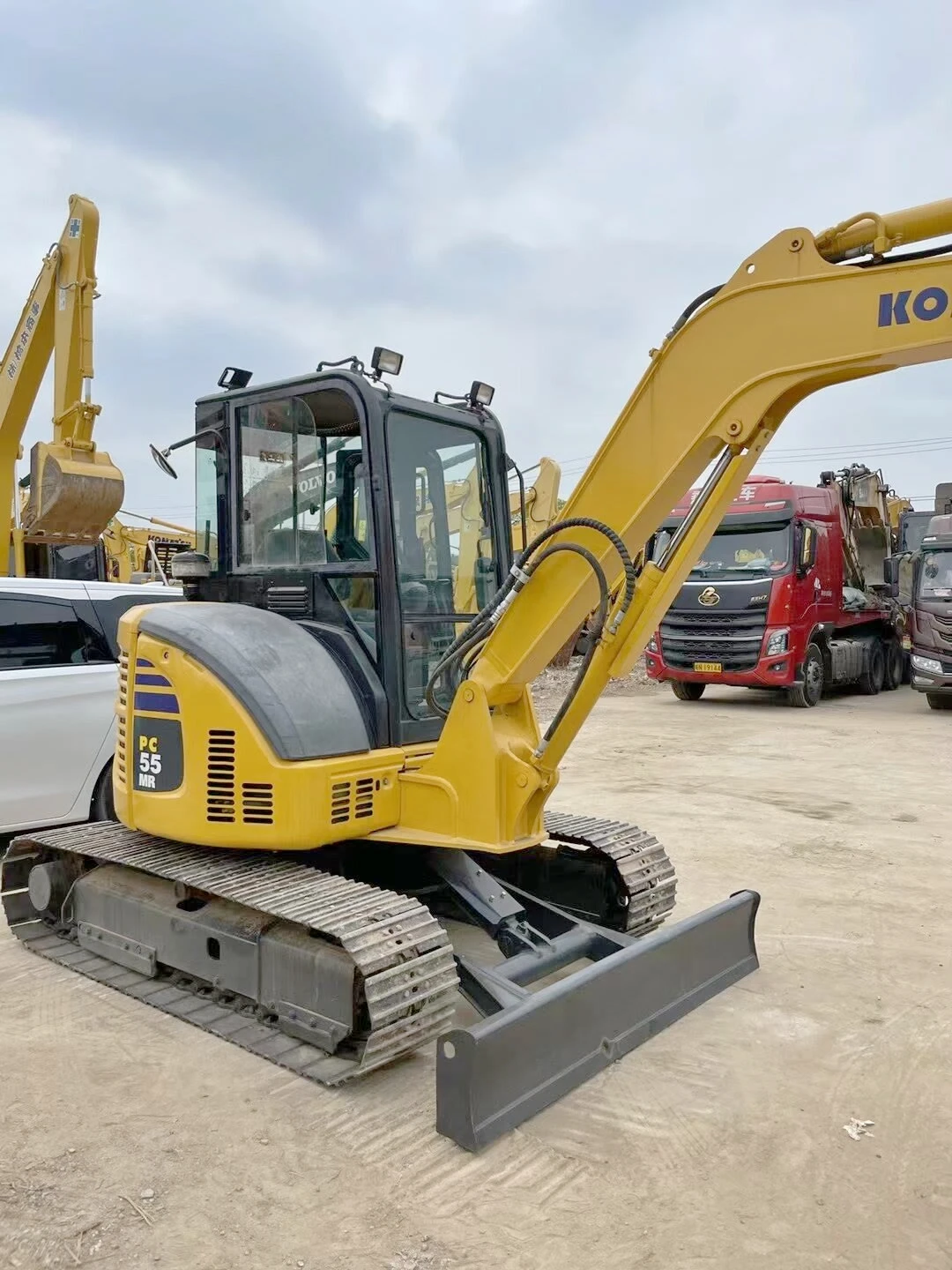 Used Komatsu PC55MR Mini Digger Excavator with 5ton Operating Weight 0.3cbm Bucket and 2001-4000 Working Hours