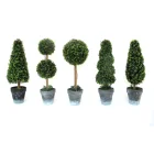 Factory Direct Sales Simulation Green Plant Potted Indoor Artificial Bonsai Home Office Decoration