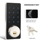 Door Lock For Wood Wooden Door Lock 2021 High Quality Key Password Card Wifi Smart Door Lock For Wood Door